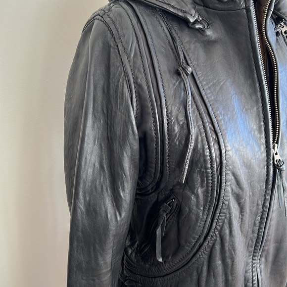 Vintage Leather Bomber Aviator Jacket - Picture 9 of 16
